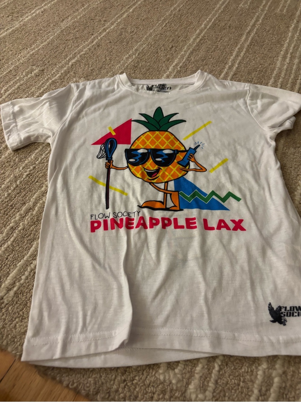 Flow Society Pineapple LAX Tee Shirt